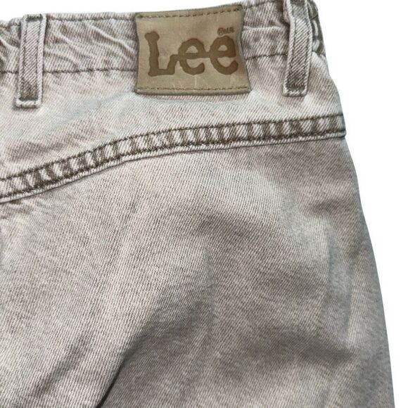Vintage Lee women’s jeans light wash size 14 medium white wash style classic 90s - Picture 7 of 11